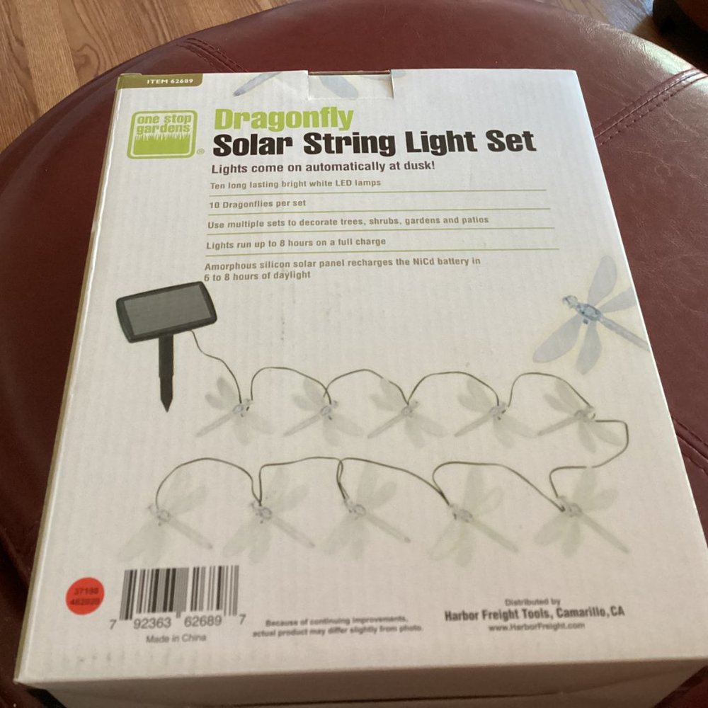 Dragonfly Solar String Light Set - Picture 3 of 3